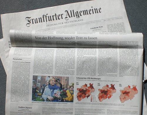 Wahlatlas.net in der gedruckten F.A.Z.